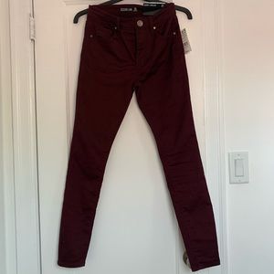 Burgundy Design Lab Stretchy Jeans